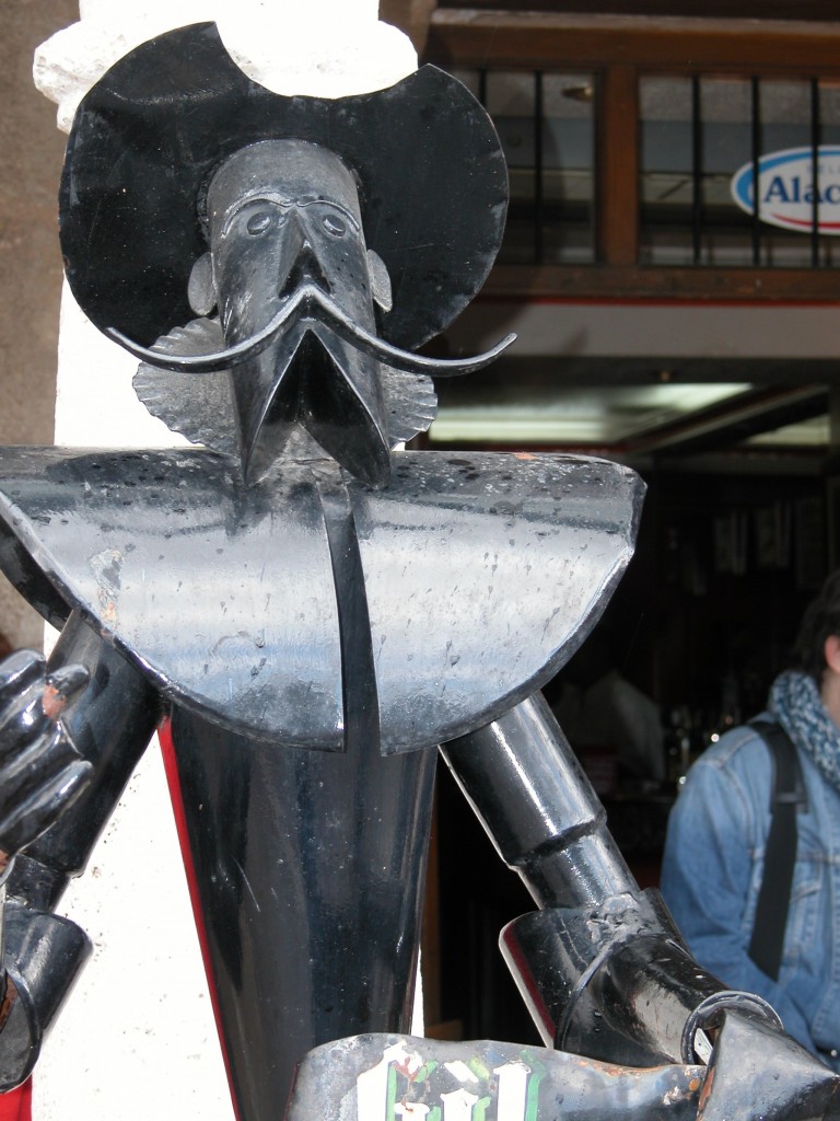Imagen: "Quijote de metal", Ministerio de Educación. 